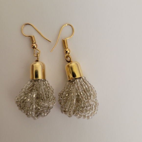 Sparkly Earrings | Beaded Earrings | Dangle & Drop Earrings | Minimalist | Cute - Picture 1 of 2